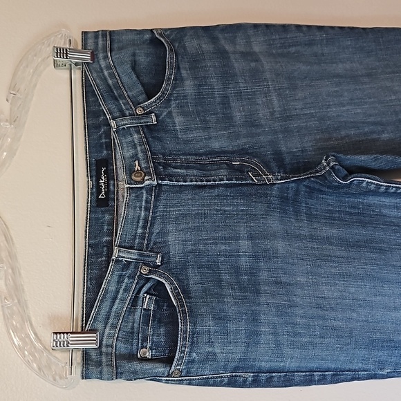 David Kahn Denim Distressed Straight Leg Jeans Size 12 - Picture 2 of 7